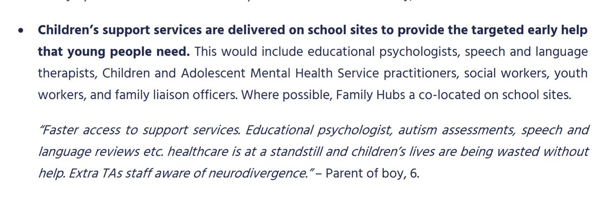 Very pleased to see @ChildrensComm highlight the importance of educational psychologists in achieving at least one Big Ambition for children, although we probably apply to nearly all of them. @AEPsychologists #twittereps see page 45. childrenscommissioner.gov.uk/resource/the-b…