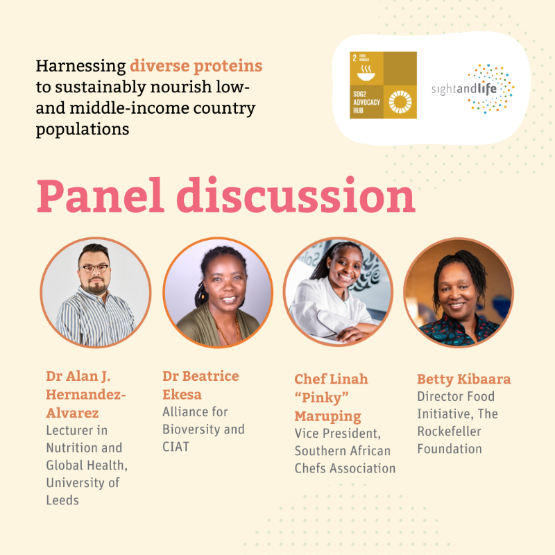 SightandLife's tweet photo. 🛎️𝗪𝗲𝗯𝗶𝗻𝗮𝗿 𝗰𝗼𝗺𝗶𝗻𝗴 𝘂𝗽!🛎️

How can we mitigate the impacts of #ClimateChange on #FoodSystems, while nourishing future generations?

🗓️ Join us in 2 weeks as we explore the potential of #DiverseProteins for LMICs! Register link below ⬇️

#ClimateSolutions #AltProteins