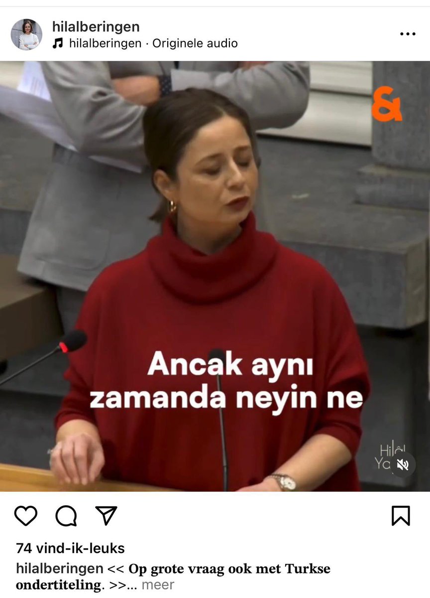 Een parlementslid die haar mandaat gebruikt om enkel haar eigen gemeenschap te verdedigen en het dan nog in het Turks vertaalt voor haar achterban. Hoe draagt dit bij tot integratie van nieuwkomers?