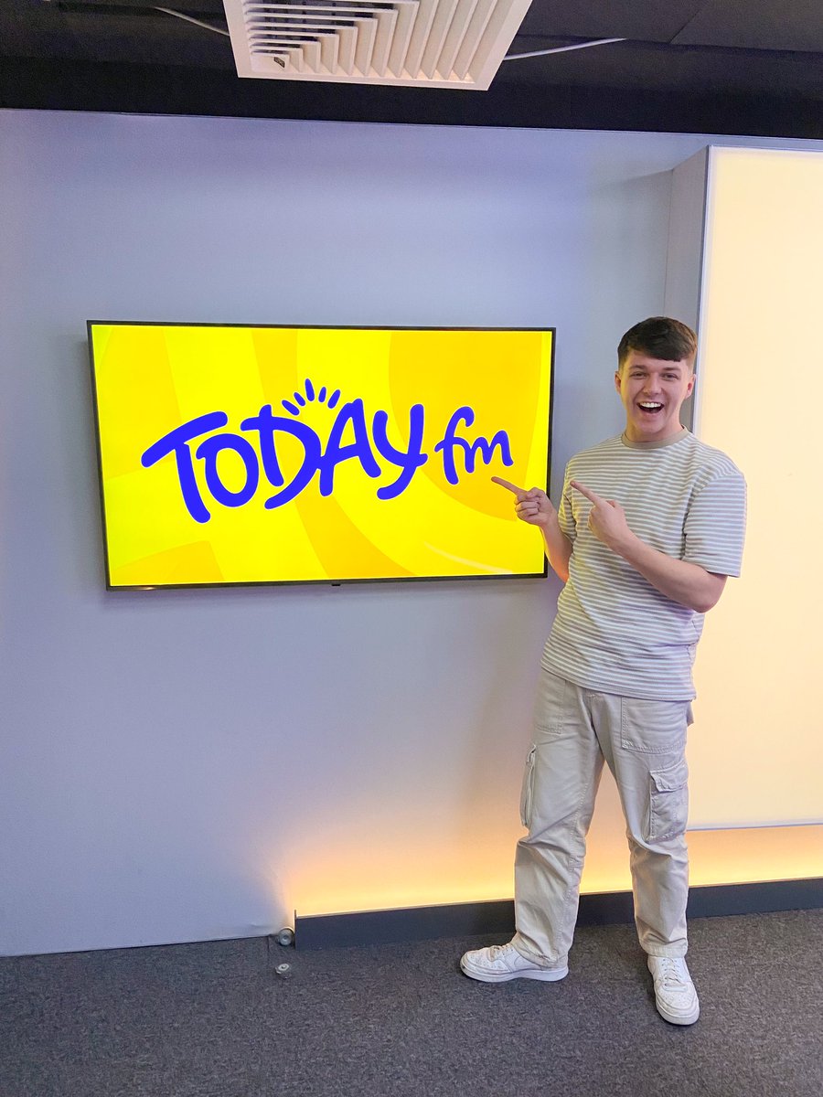 Content Creator with Today FM? That's got a nice ring to it!

Delighted to say I have joined the team <a href="/TodayFM/">Today FM 💛</a> - I have wanted to work here for as long as I can remember and I can't wait to get stuck in and join the fun 💙💛