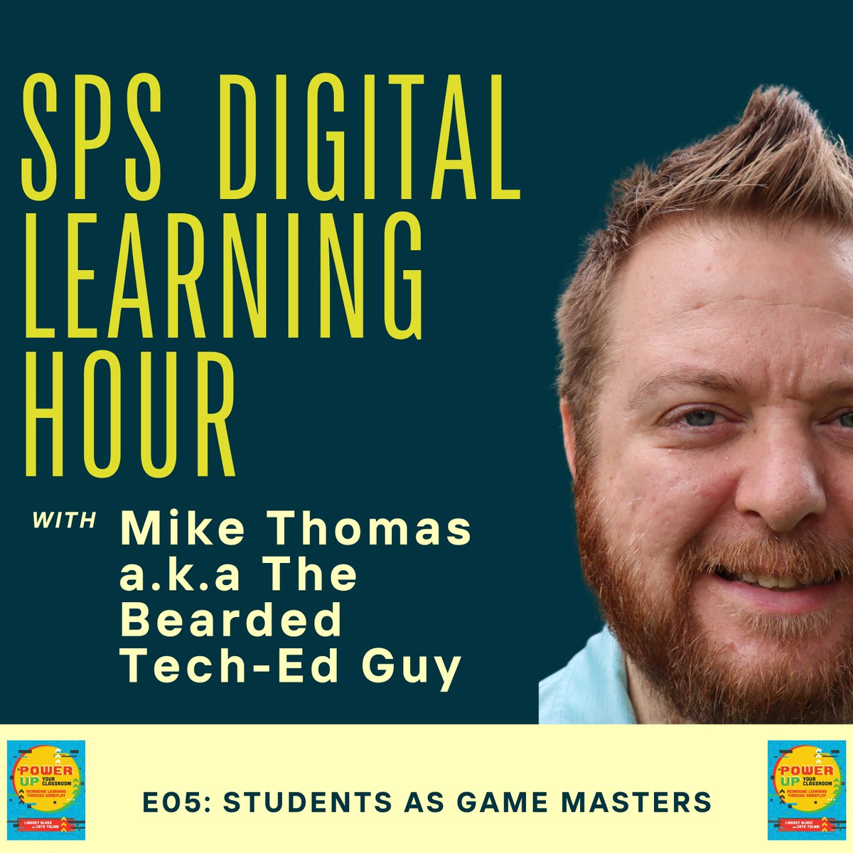 beardedteched's tweet photo. In this week's episode, I delved into the world of student-led game design within the classroom. As we examine Level 4 of Power Up Your Classroom, we'll learn how empowering students to become creators, rather than mere consumers of content.

https://t.co/KSKM0SDN4A https://t.co/ttOorfO2dn