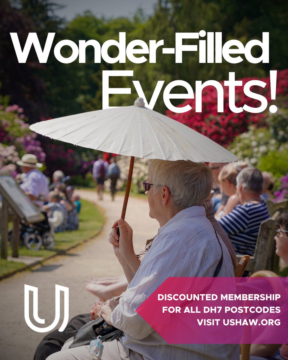 An Ushaw Annual Pass is more than just a ticket – it’s an all-access pass to a year of unforgettable experiences. Start your journey of delightful discoveries today: bit.ly/UshawMembershi… 🌸 #UshawForAll #DH7Heaven #NorthEast #Durham