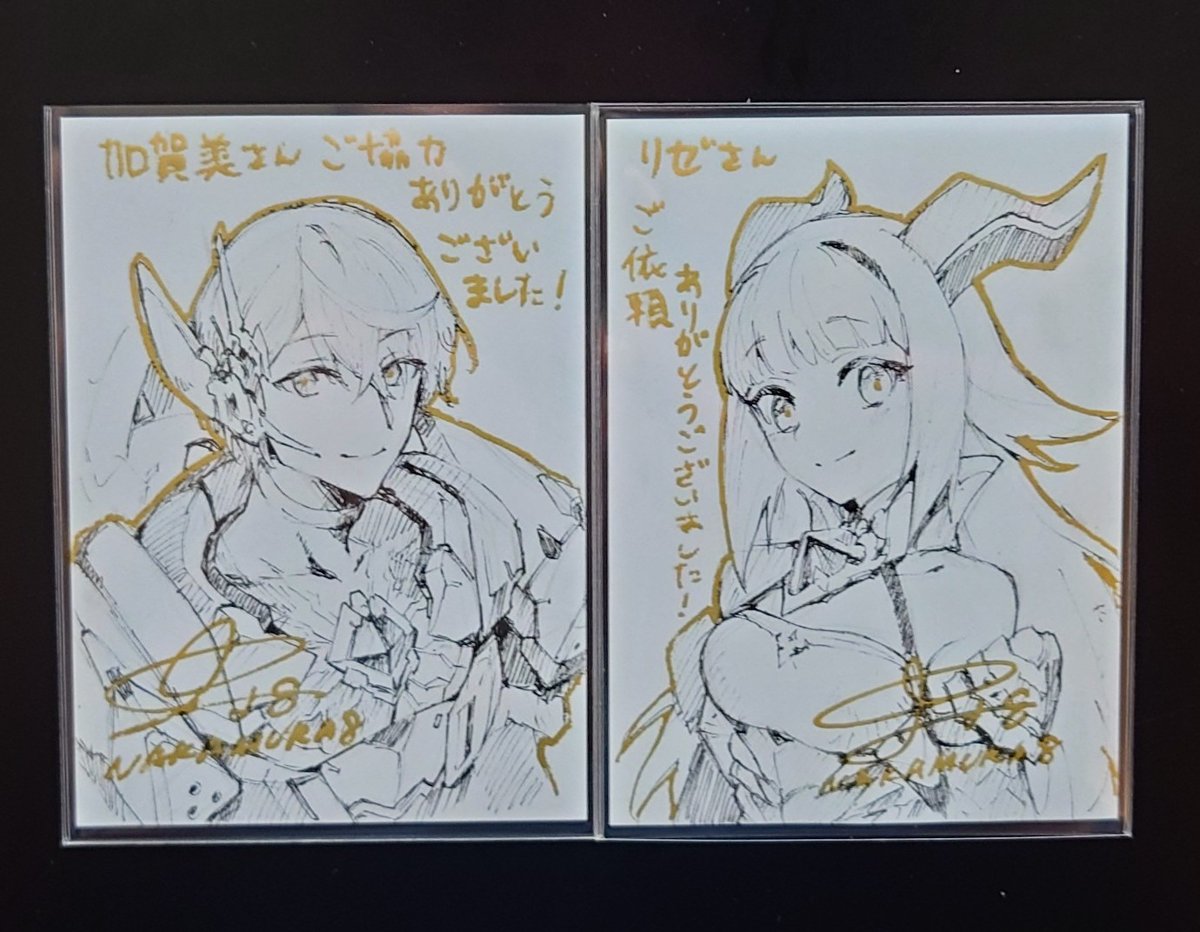 🖌️ スリーブに描いたから色乗りイマイチになってしまったので、次の