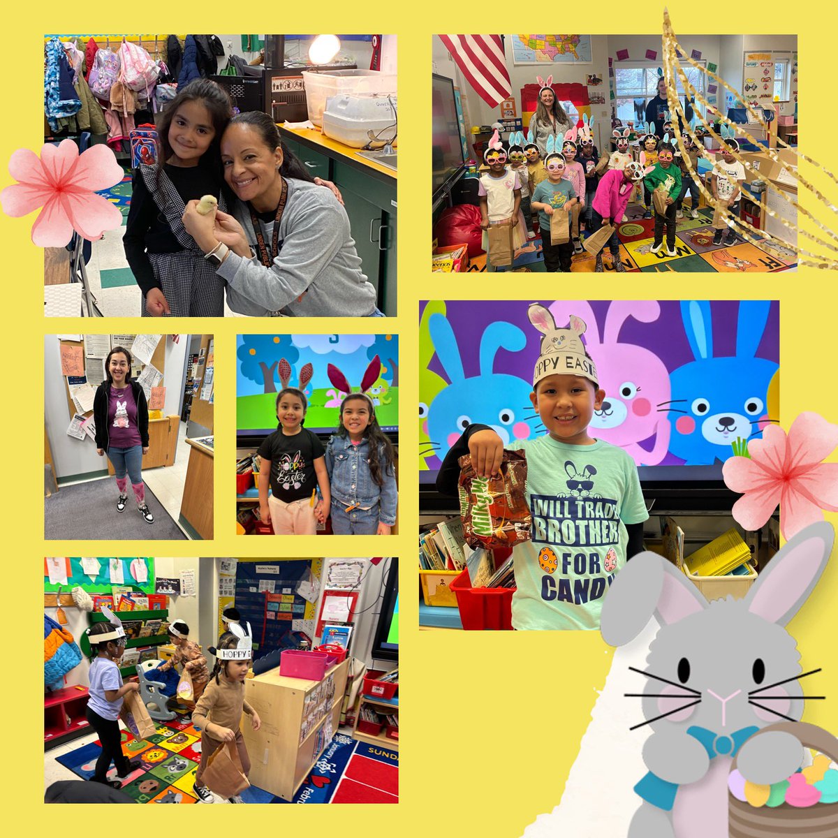 “HOPPY” Easter from School #4! We hope all of you “Peeps” have a fabulous Spring Break! 🐰 🩷🐣 #WeRoarAtSchool4 @suzanne_olivero @AtiyaYPerkins @LindenPS