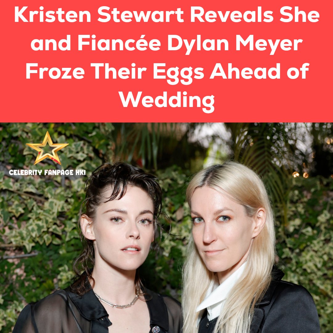 #KristenStewart is keeping her options open. The 33-year-old actress is engaged to #DylanMeyer, and the two want to keep the possibility of having kids on the table. 

'We've done really annoying things like freeze our eggs and stuff.