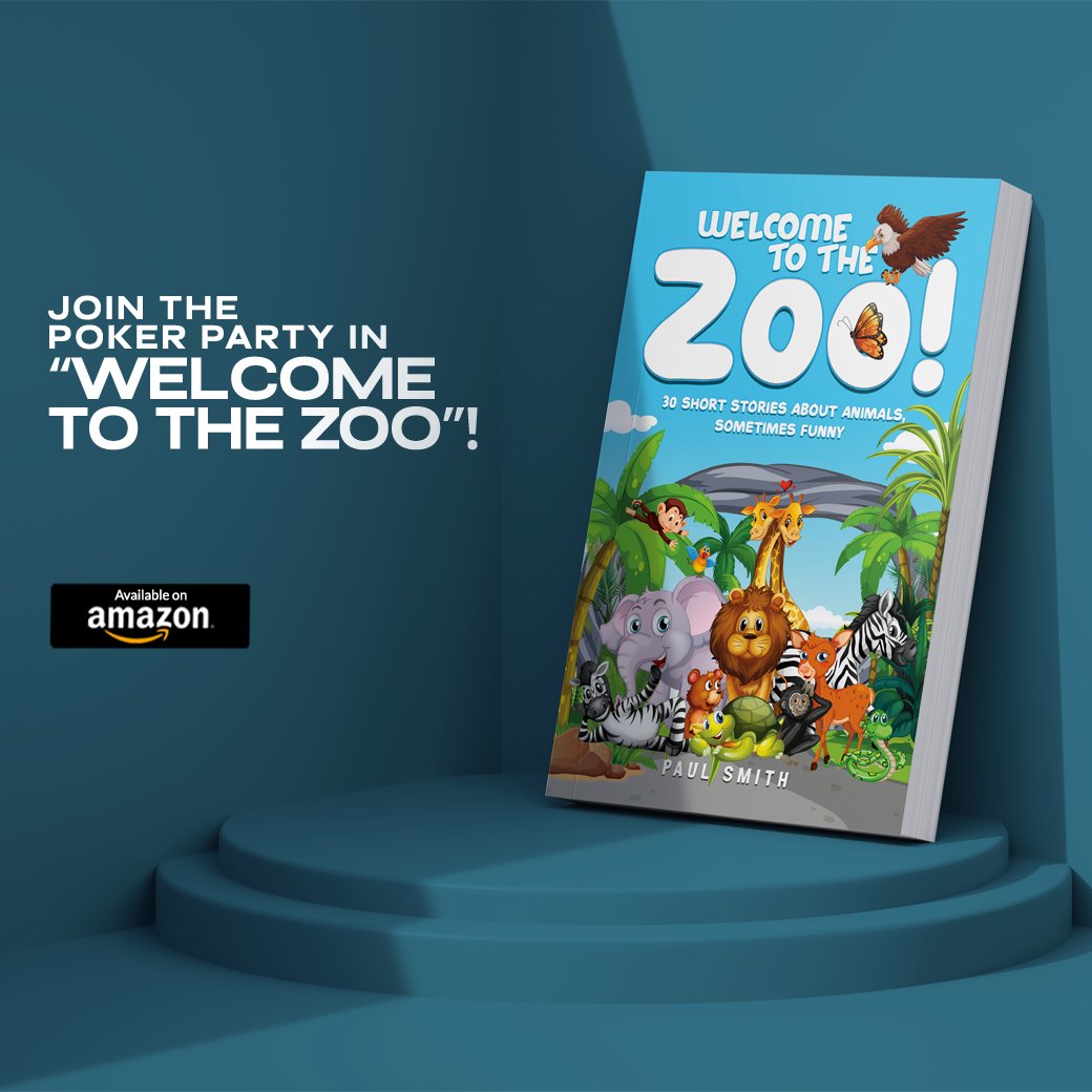 Dive into the heart of the jungle with 'Welcome to the Zoo' by Paul Smith! Join a unique group of animal friends as they gather for a high-stakes poker game with a twist. Who knew a game of cards could lead to such an unforgettable feast? amzn.to/44Z9Jv9 #WelcomeToTheZoo