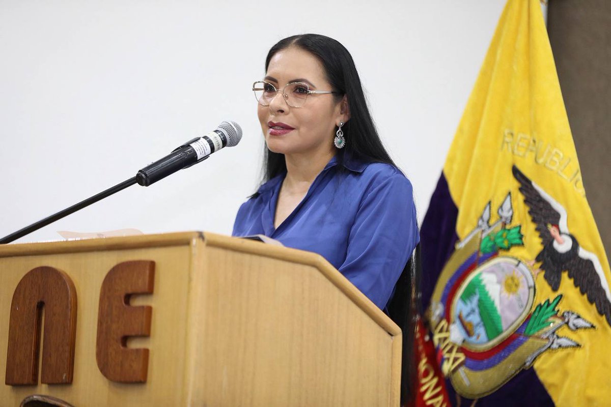 #CNEesTransparencia🗳️ | @DianaAtamaint: Destaca la asistencia técnica de @IFES1987; @PNUDEcuador e @IIDHoficial/Capel; con el objetivo de intercambiar conocimientos técnicos que mejoren la gestión institucional. #CNEesTransparencia 🗳️🇪🇨