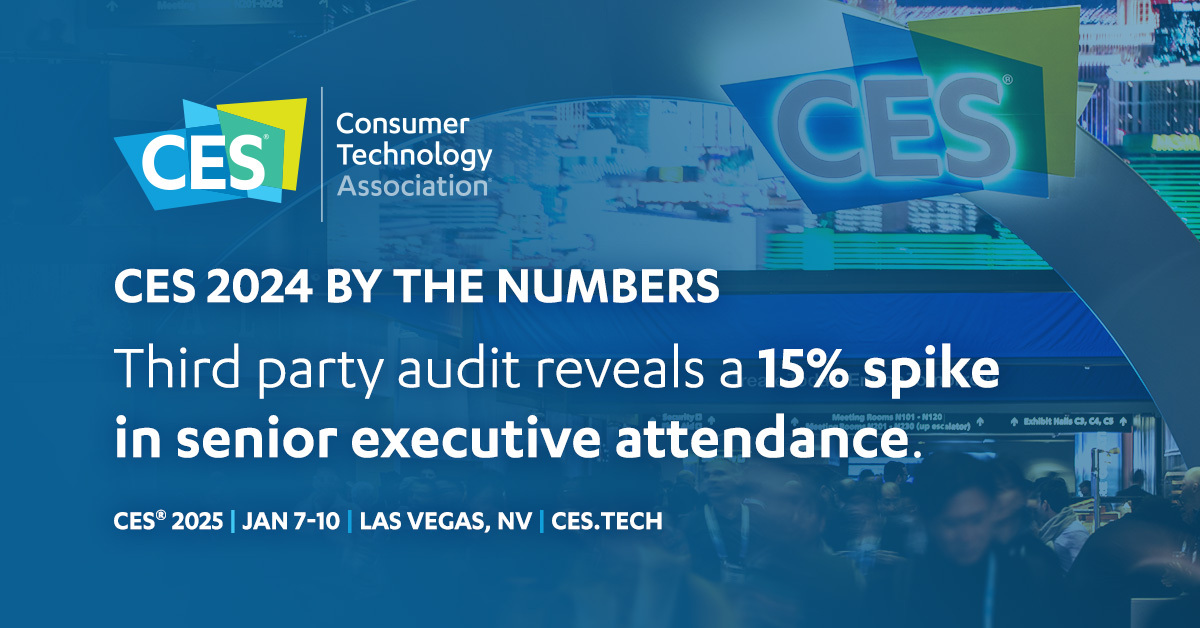 #CES2024 was the place to be! This year’s event hosted an impressive 138,739 participants in Las Vegas, including members of the media, Fortune 500 companies, senior-level decisionmakers, and international attendees! Read the full audit here: ces.tech/news/press-rel…