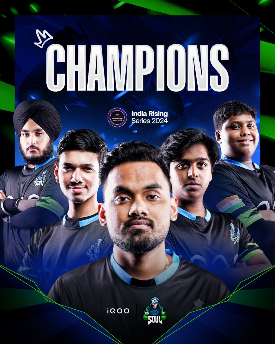 We are the CHAMPIONS of the UE India Rising Series ‘24! 🏆

#iQOOSouL