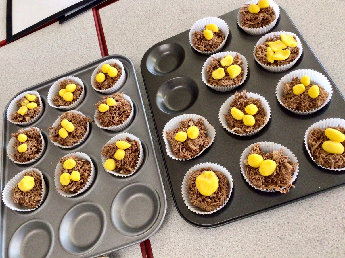 ourFAB_EYFS's tweet photo. We had a visit from the Easter Bunny today in Ladybirds class! We made chocolate nests, went on an Easter egg hunt and enioyed many Easter and Spring themed activities! 🐣🌼 @trustilluminate @ourFABschool https://t.co/sOAWeR6t07