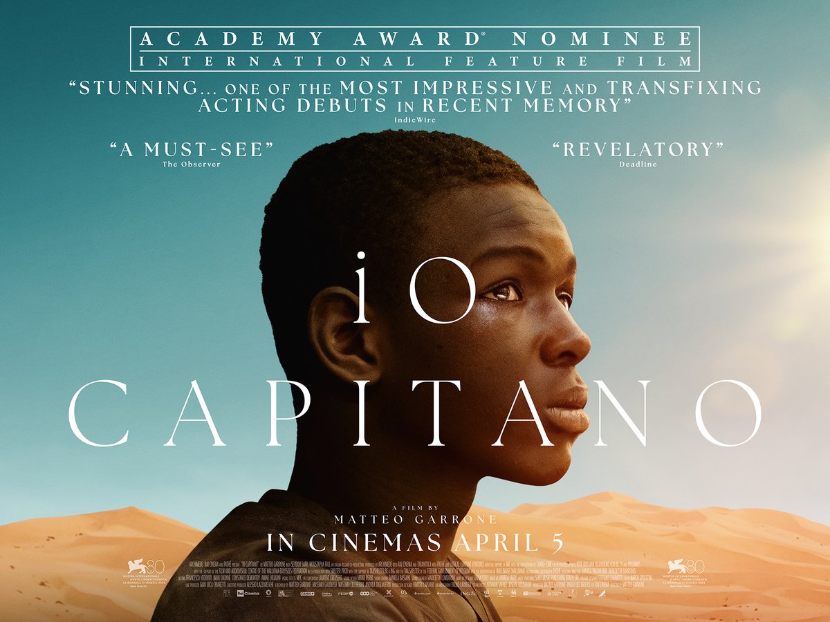 Io Capitano tells the story Seydou and Moussa, two Senegalese teenagers who leave Dakar to travel to Europe where they believe opportunities await. #NowShowing at QFT, as part of Visions of Europe. Tickets: queensfilmtheatre.com/Whats-On/Io-Ca…