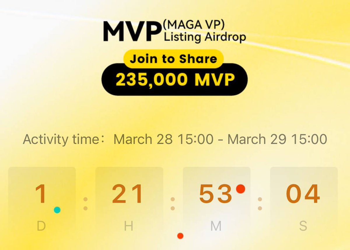 cas_abbe's tweet photo. JOIN TO Claim 235,000 MVP TOKENS!

$MVP listing airdrop is LIVE on LBank - are you ready to get your slice of cake? 

🔸 you must have assets worth more than 1,000 $USDT and 71,500 $LBK

HURRY UP 🤑

Check Out: https://t.co/ZFlHu3c213
#LBank https://t.co/AvRolrO2T5