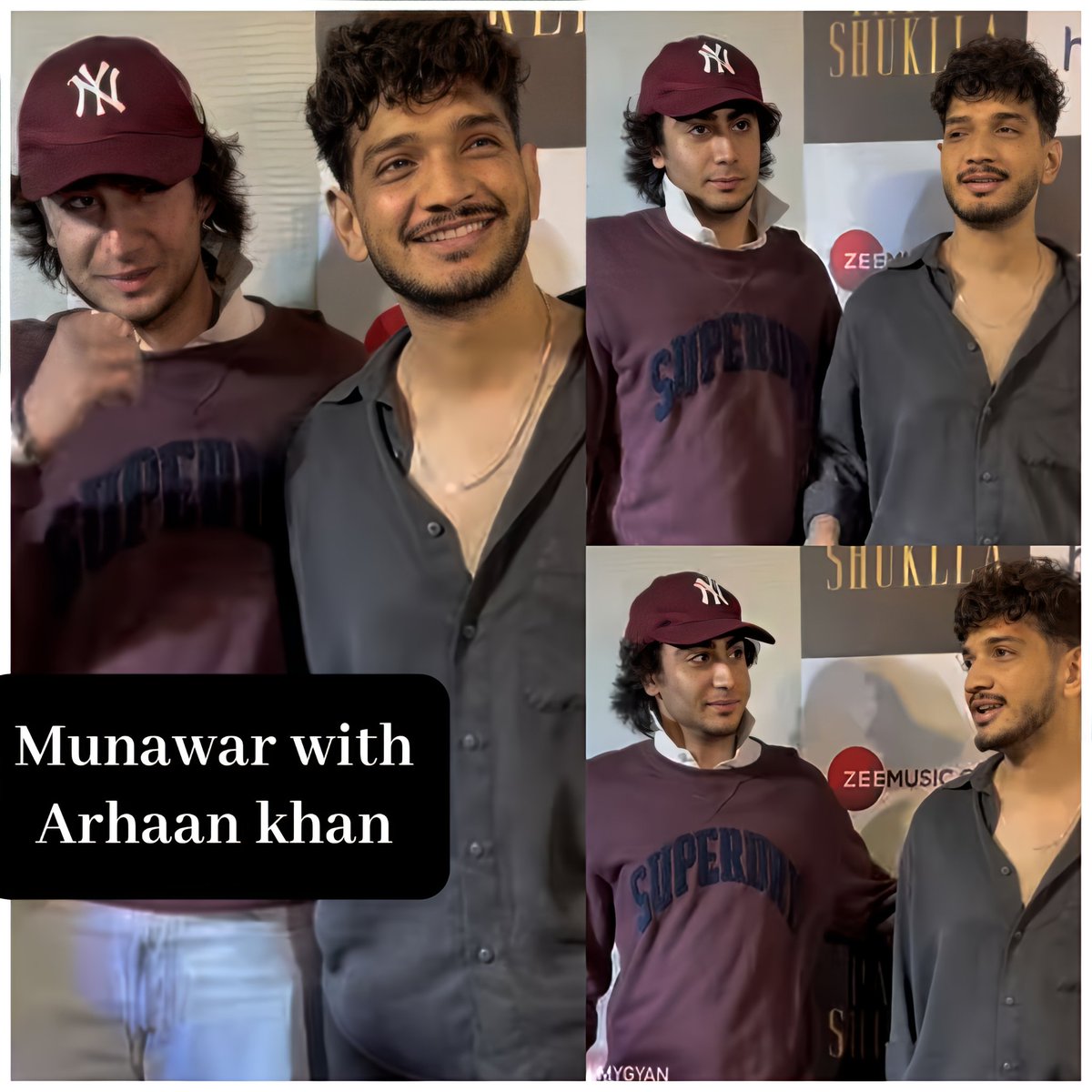 Munawar Faruqui with Arbaaz khan son  Arhaan Khan #munawarfaruqui #ArhaanKhan