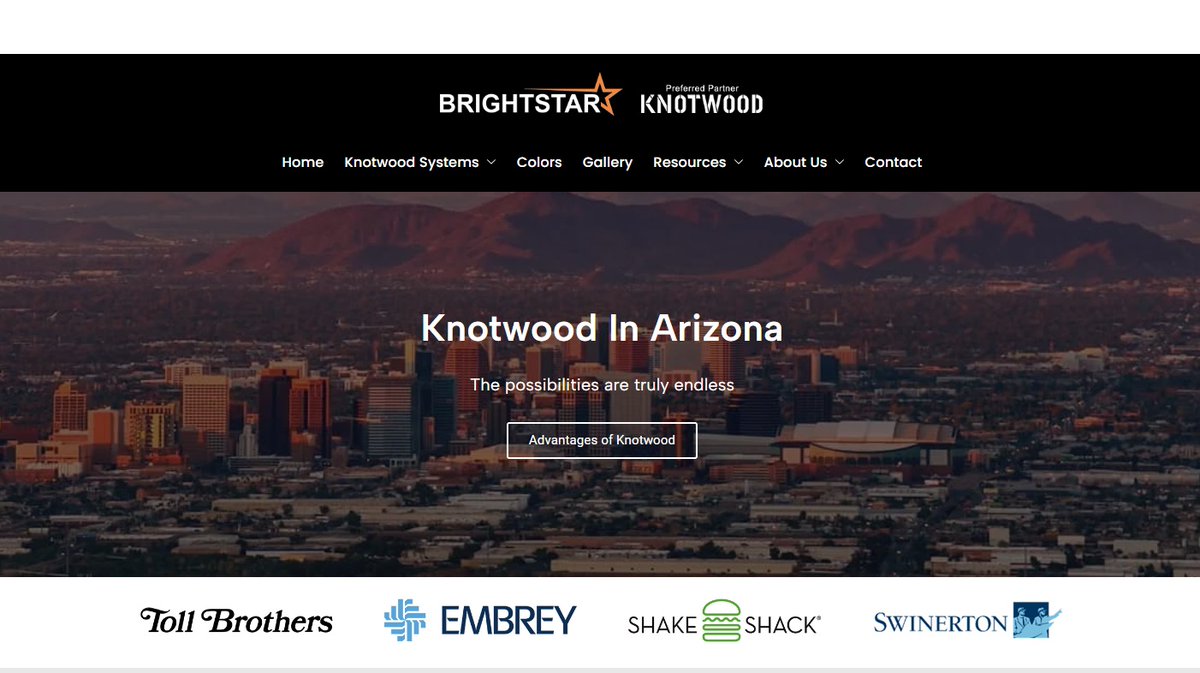 Brightstar Management Group LLC is the preferred partner of #Knotwood, providing sales, distribution, and support of Knotwood products in #Arizona. brightstarmngt.com/knotwood-arizo…