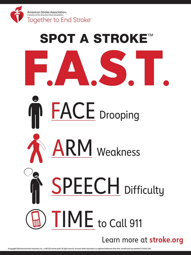 Do you know how to spot a stroke? Any of these signs is a medical emergency. Quick treatment is critical so call 911 and get yourself or your loved one to a hospital asap. Do not ignore these symptoms. #caregiving #strokeawareness