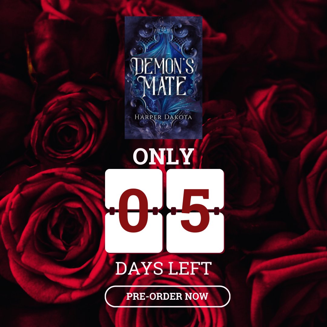 Demon's Mate comes out in 5 days!
Think you know demons? Think again.
amzn.to/49DCW1A
#paranormalromancebooks #demonromance #demonromancebooks #foundfamily #fatedmates #secondchanceromance