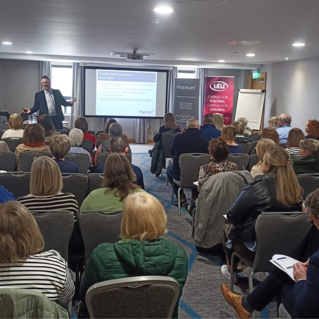 Delighted to be presenting a pre-retirement seminar this afternoon for members of @UTU_edu and @INTO_NI This event offers members an opportunity to gain valuable insights into essential areas of financial planning, ensuring they are well-prepared for life's major milestones.