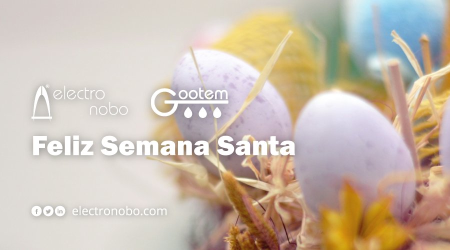 Llega un año más la 🐤 #SemanaSanta, una época del año ideal para 😃 desconectar unos días rodeados de amigos o familiares. Aprovechadlo ✅ al máximo, 💨 haga el tiempo que haga. Desde #Electronobo &amp; #Gootem 😃☀ os deseamos que paséis unas felices 🪁 #vacaciones de 🥁 #Pascua.