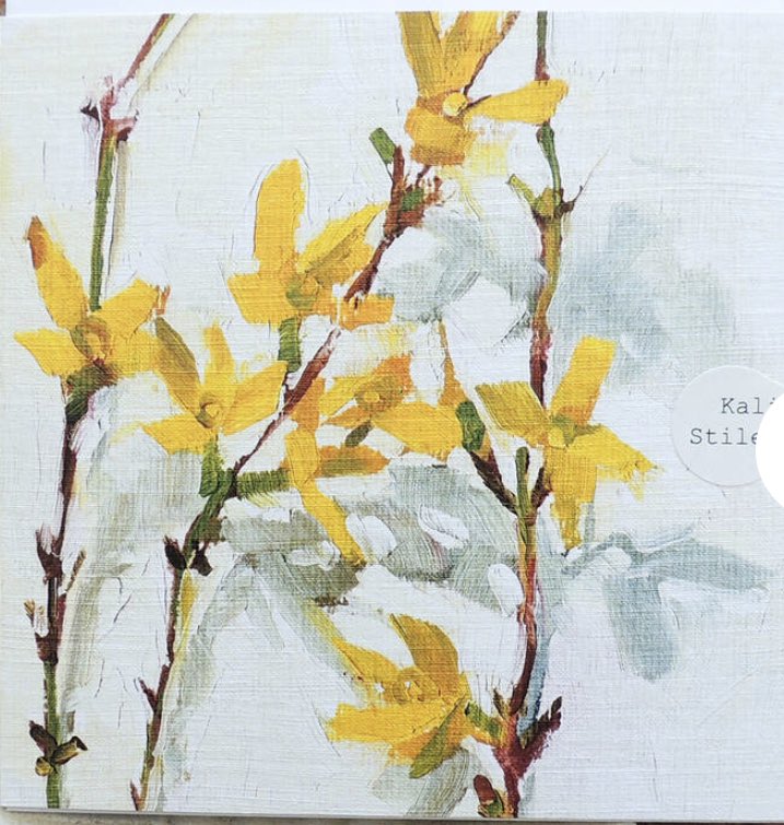 @SarahsGarden12 My Mum loves this shrub. I bought her a beautiful card for Mothers Day designed by @KaliStileman on @notonthehighst My Mum sadly has Alzheimer’s but she remembered Forsythia 😊