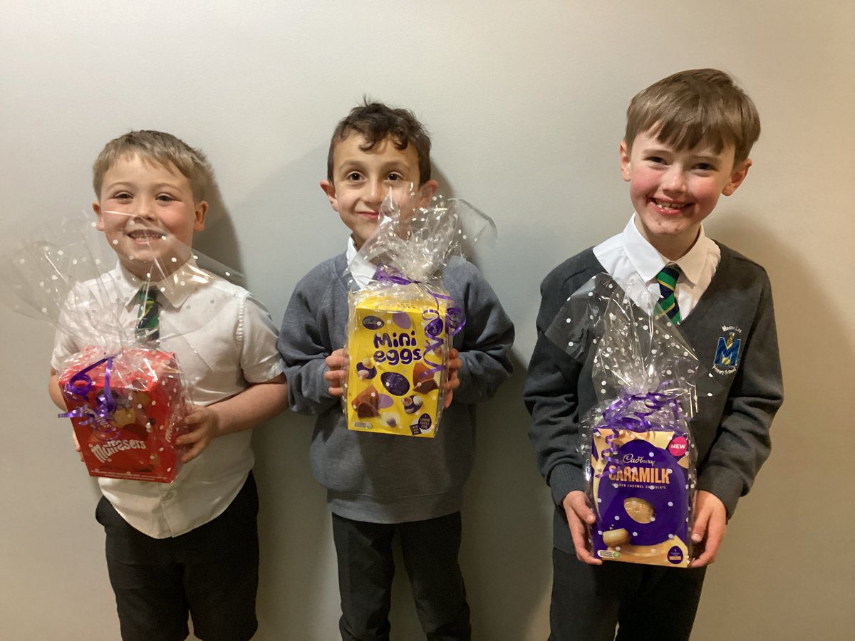 Year 1 and 2 100% attendance winners, well done all!!