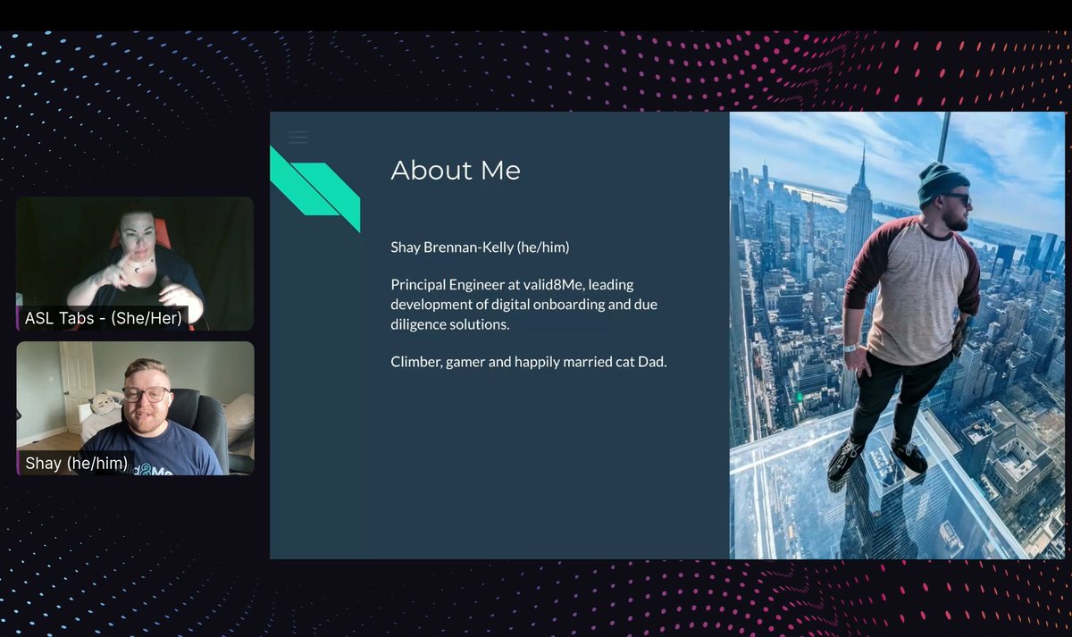 Shay B.K. 👨💻 (@shay_nanigans) on Twitter photo Completed my first conference talk and the feedback has been overwhelmingly positive. 😁
Glad my insights on startup careers have resonated with folks and excited for the rest of the conf, best of luck to all the other <a href="/TransTechSocial/">Trans Tech Social</a> speakers! 🤞🏻
#BeyondTheCode #TransInTech Completed my first conference talk and the feedback has been overwhelmingly positive. 😁
Glad my insights on startup careers have resonated with folks and excited for the rest of the conf, best of luck to all the other <a href="/TransTechSocial/">Trans Tech Social</a> speakers! 🤞🏻
#BeyondTheCode #TransInTech