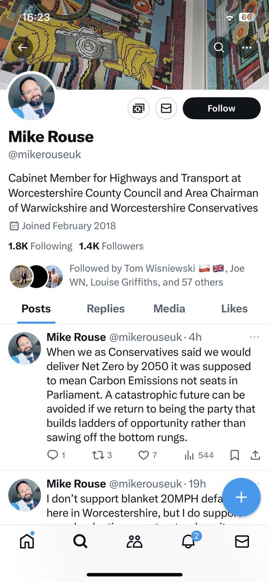 Nothing to see here, except for one of the most senior Tories in Worcestershire clearly unhappy with his Party. He thinks the Tories are finished. Time for that election.