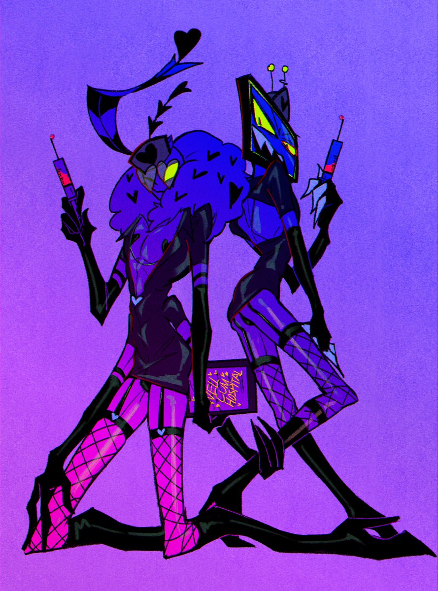 abridgement_o's tweet photo. #VoxVal #HazbinHotelVox #HazbinHotelValentino 
🏥📺🦋💉 https://t.co/iaoQ5dyijX