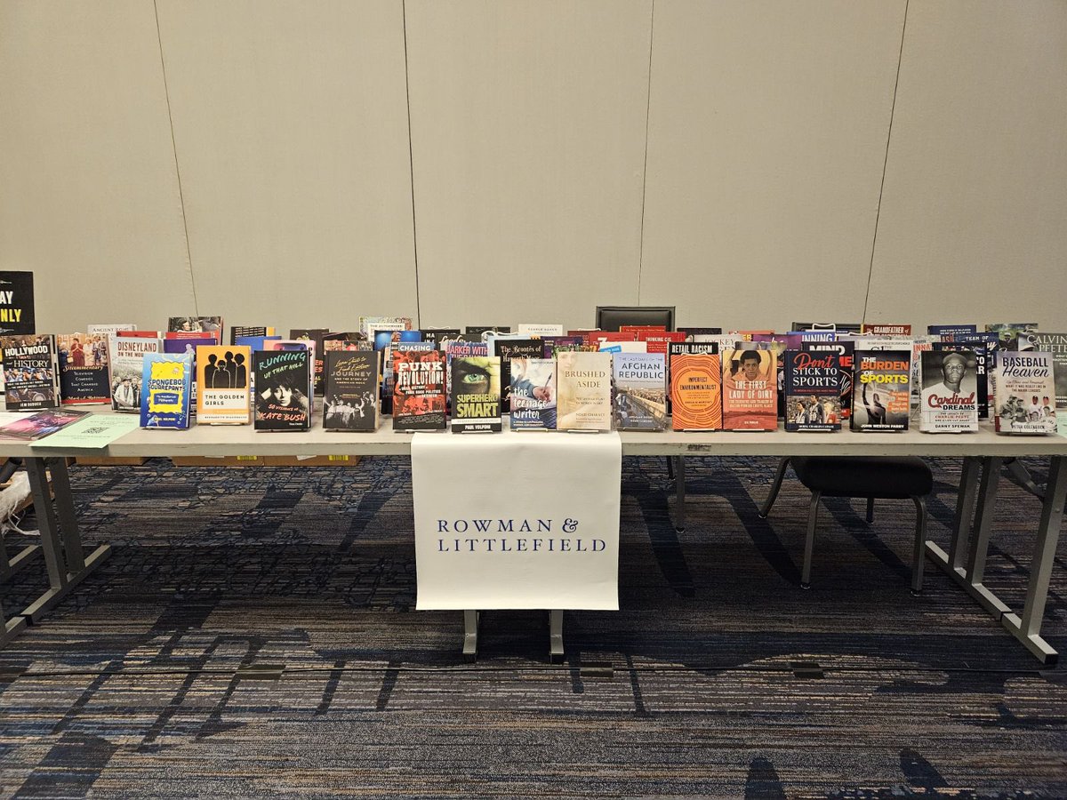 RLPublisher's tweet image. Rowman &amp;amp; Littlefield and Lexington Books are at the Popular Culture Association conference in Chicago! Stop by to see our  newest releases at #pcaaca2024