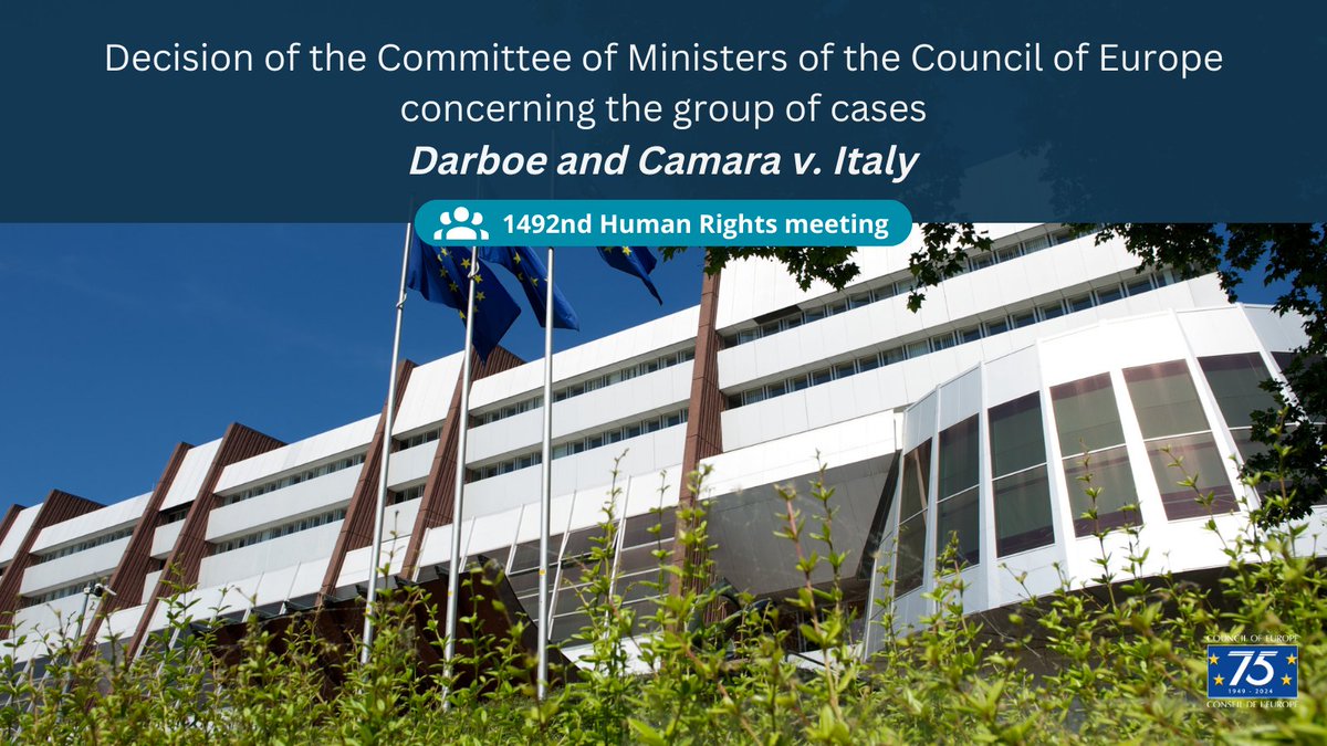 🇮🇹@coe ministers request authorities to adopt further measures to ensure that unaccompanied minors benefit, in law & in practice, of the presumption of minority and minimum safeguards in age-assessment procedure and are placed in dedicated facilities. ➡️go.coe.int/idVOa