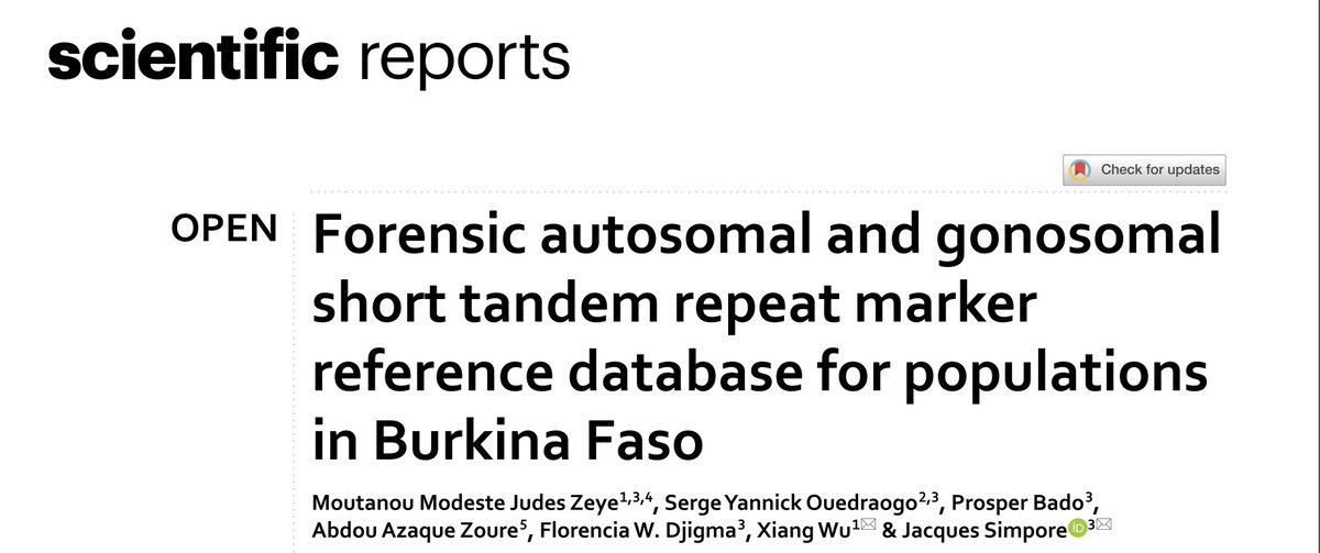 ModesteZEYE's tweet image. Delighted to share our most recent article with you. You can access it online here: doi.org/10.1038/s41598…