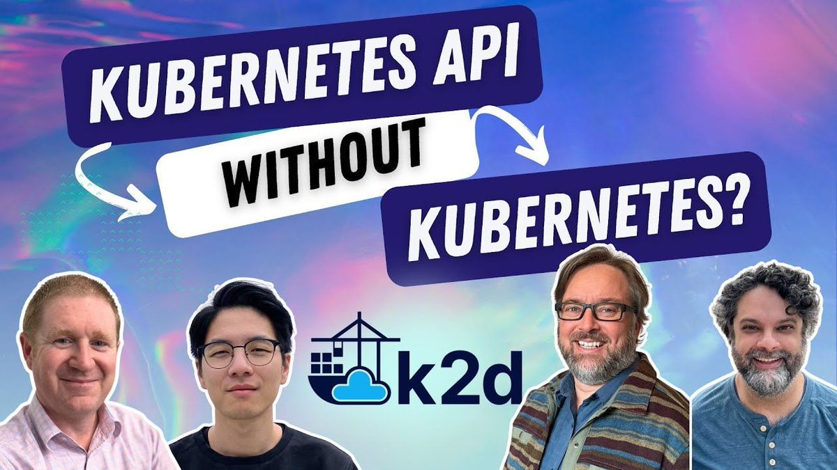 🔴 I'm live in 30 mins. Do you manage containers on the edge? Learn how k2d can enable you to leverage Kubernetes tooling to manage the containers w/o having a Kubernetes control plane. Join me, @normalfaults, @neilc_portainer, and Steven Kang. buff.ly/43xlF80