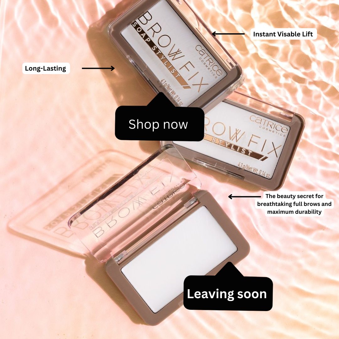 Unlock the secret to flawless brows with our Brow Fix Soap Stylist! 🌟 This beauty essential is leaving soon, so grab yours now for breathtaking full brows and long-lasting wear.