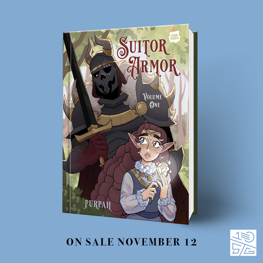 ✨I'm excited to finally share that Suitor Armor will be published in print by @tenspeedgraphic! Vol 1 is on sale on Nov 12th! It will have exclusive original behind-the-scenes content as well as an additional bonus chapter!✨ Available for pre-order now: geni.us/SuitorArmor
