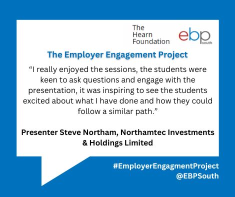 Yesterday we held an Employer Engagement Project Session with Northamtec Investments and Holding Ltd at Springfield School. The project, which is funded by The Hearn Foundation aims to link school curriculum subjects to the world of work. #EmployerEngagement #Futures