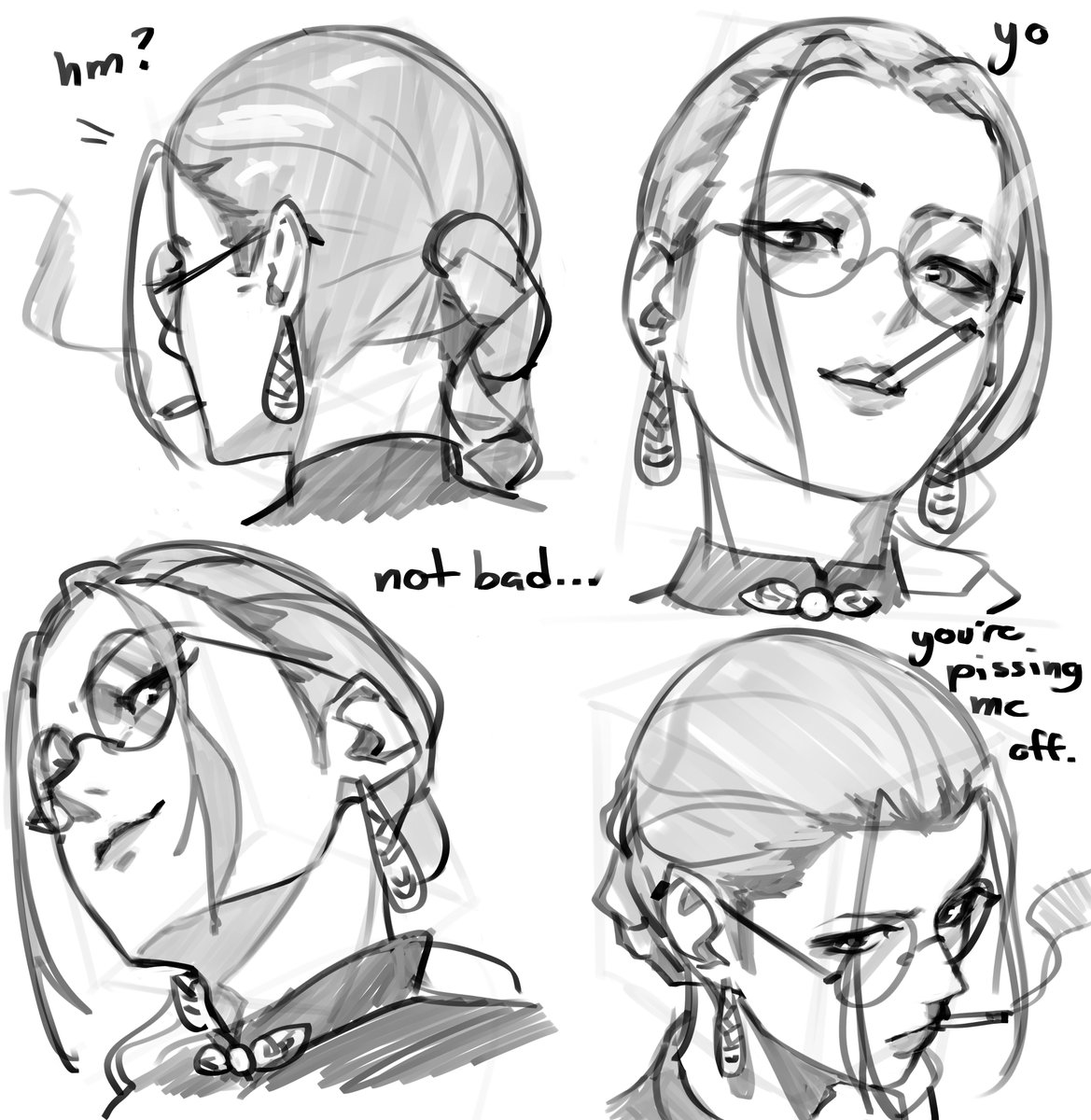 極楽街スペシャルボックス タオ Tao Saotome doodles #極楽街 #Gokurakugai