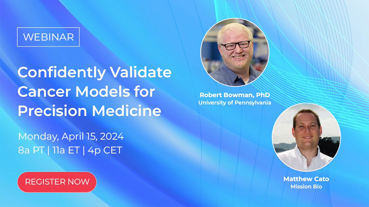 📌Save the date!📌 Join us 4/15 for an exciting webinar where @bowman_rl will share how single-cell DNA sequencing provided insights into the mutant-specific alterations involved in leukemic transformation from premalignant CHIP to AML. Register today 👉 bit.ly/3TAgC23