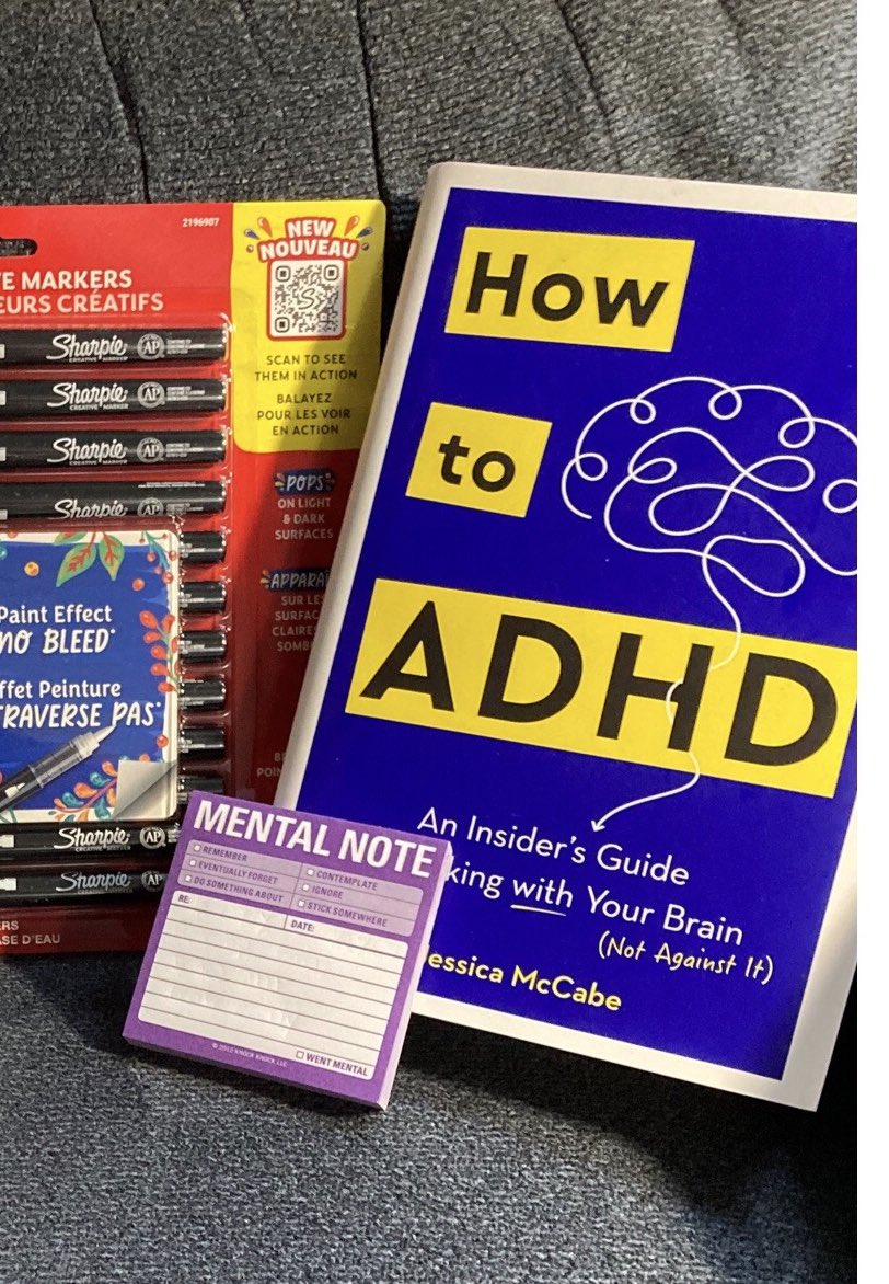 @HowtoADHD squee! Birthday present joy! (Notice the posty notes, lol.)