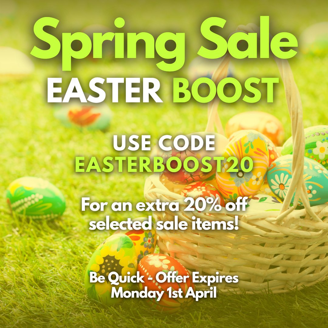 Use code ELOYALTY30 to get an additional 30% off for existing Ethera &amp; Elements customers.

Use code EASTERBOOST20 to get an additional 20% off all sale items except Ethera &amp; Elements, Vocaloids &amp; Silence+Other Sounds.

👉zero-g.co.uk

Expires on Monday 1st April 2024!