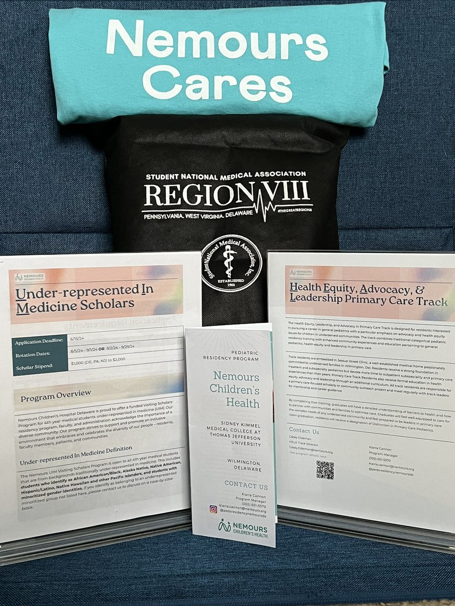 _DoctorDom's tweet photo. Can’t wait to see you all at #AMEC2024!!! Come find me at the @TJUHospital table (booth 539) repping @NemoursPedsDE 🤍 I’ll personally be at the table Friday at 2pm and Saturday at 8:30am, but brochures will be there Friday afternoon and all day Saturday!! https://t.co/3zPVInQpxT