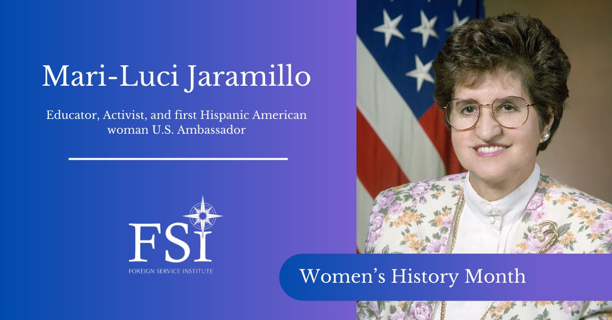 Educator and diplomat, Mari-Luci Jaramillo made history by becoming the first Hispanic American woman to serve as Ambassador.🇺🇸 Born in New Mexico, Jaramillo completed her undergraduate and master’s degrees at Highlands University and earned her doctorate from the University of…