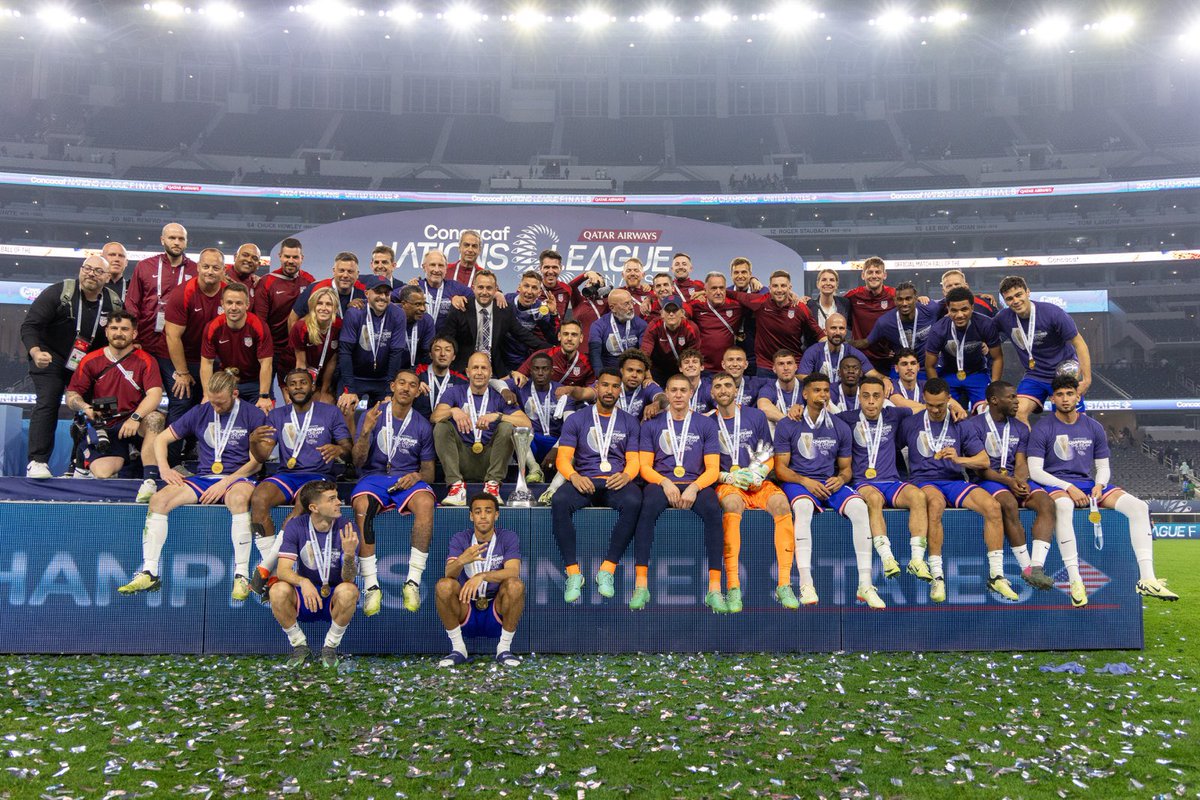 So pleased for this group. Really proud of all the players and staff of <a href="/USMNT/">U.S. Soccer Men's National Team</a>. 🇺🇸