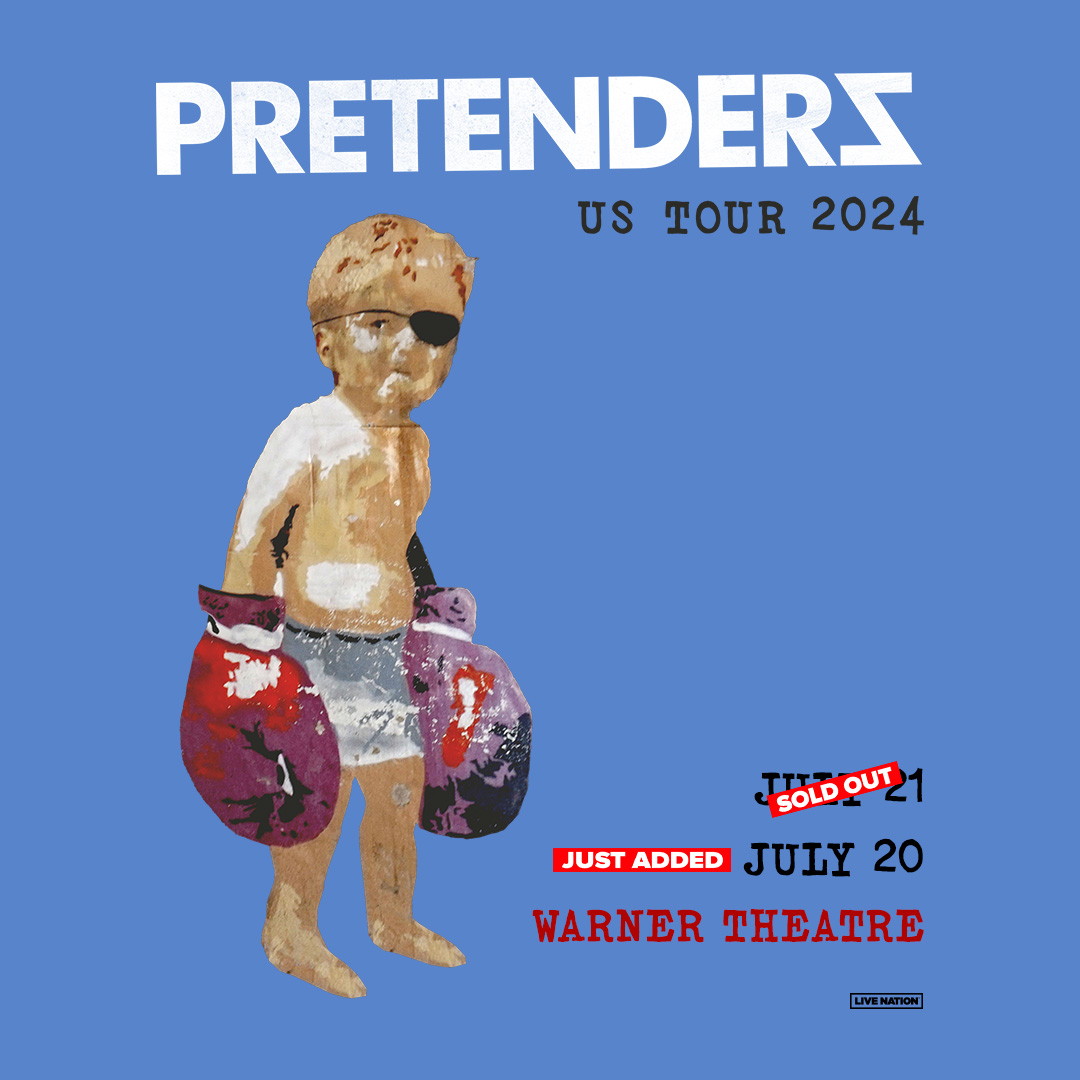 Tickets are on sale today at 10am local for The Pretenders' added shows in Akron and Washington DC. @DCWarnerTheatre, Washington DC 20th July: ticketmaster.com/event/15006079… Goodyear Theater, Akron 24th July: ticketmaster.com/event/05006075…