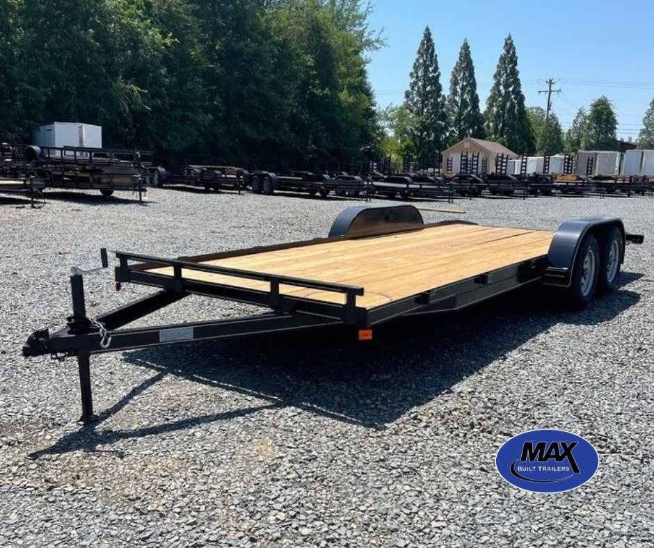 No matter how you look at it, our #GeorgiaMade wood deck #CarHaulers are #BuiltToTheMax.

We have a great selection in stock right now—select prior year models up to 10% off. Just let us know when you're ready to get hooked up! maxbuilttrailers.com