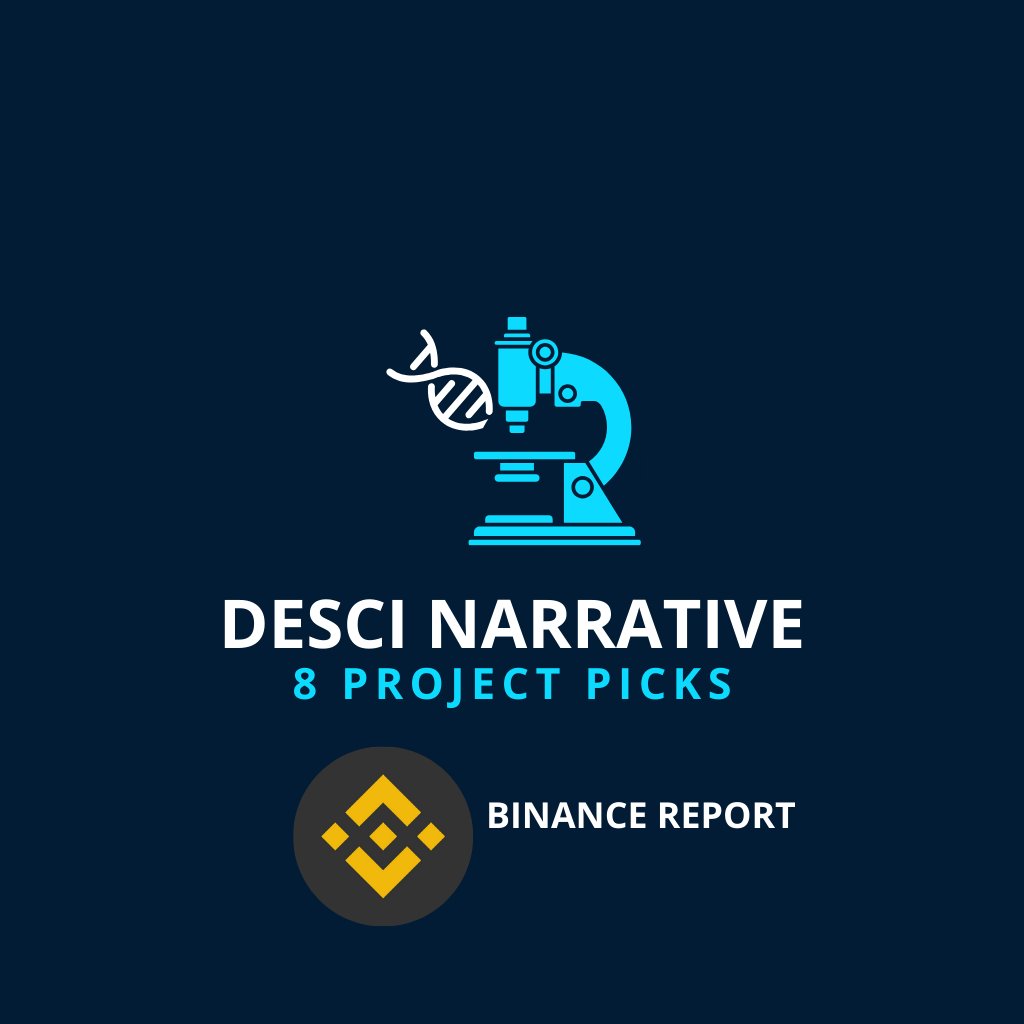 Binance released a report on DeSci recently, expecting to have a $750 billion market by 2030. We will see some 100x DeSci projects in this Bull Run. Let's explore DeSci and the 8 tokens I'm bullish about.🧵