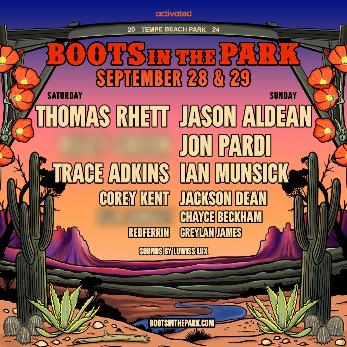 HOME TEAM! Your pre-sale for @ParkBoots in Tempe, AZ on 9/28 is live! Get your code & tix: bit.ly/HTticketcodes