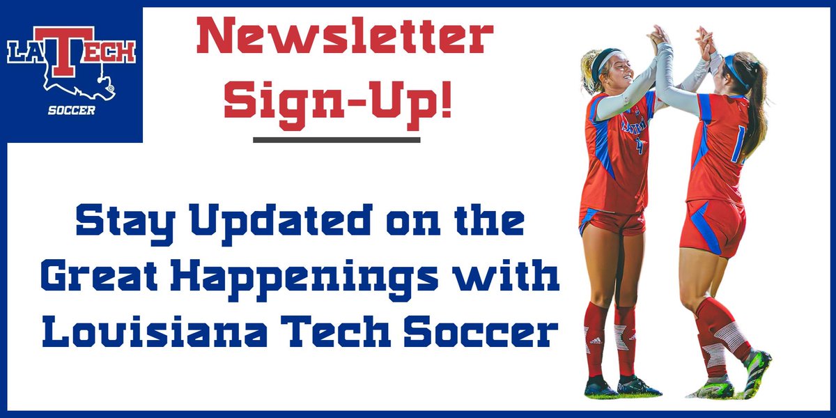 What’s happening around @LATechSOC 🔵⚽️🔴 ? Wanna know? Sign up here➡️ lp.constantcontactpages.com/su/joKkDur/lat… 🐶