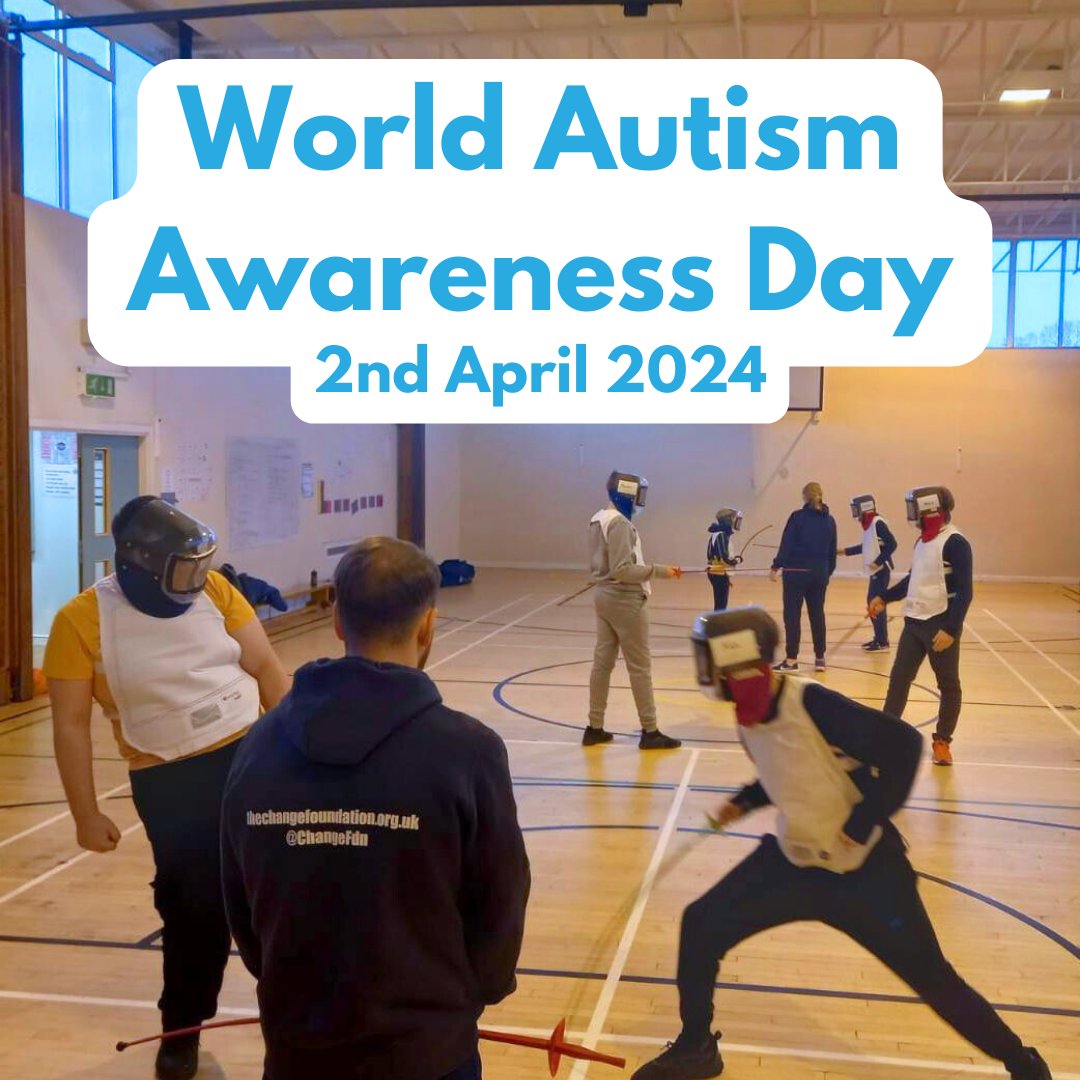 Today it is World Autism Awareness Day, which is why we are using this day to celebrate and share about out Fencing 4 Change programme. READ FULL STORY HERE: thechangefoundation.org.uk/world-autism-a…