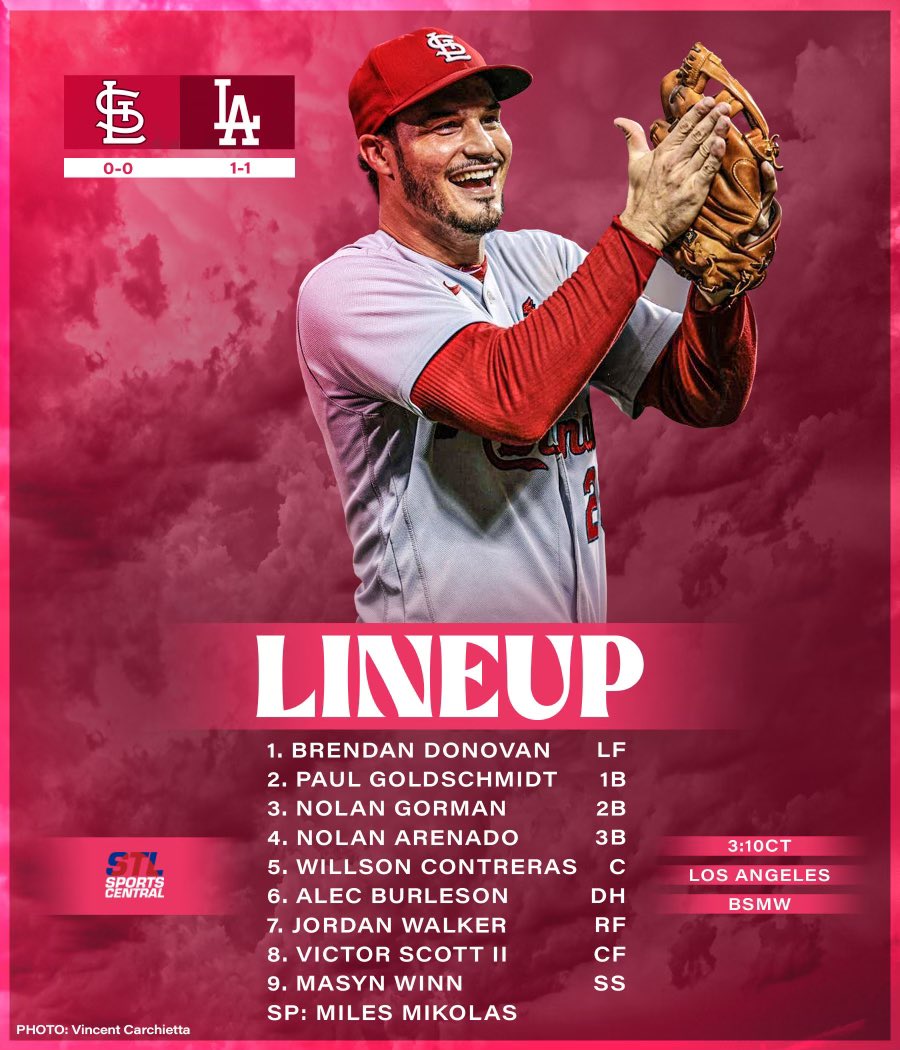 STLSprtsCntrl's tweet image. #STLCards baseball is BACK

Mikolas takes the hill this afternoon against the Dodgers

We are giving away a free shirt to the first person to correctly predict the final score 👇