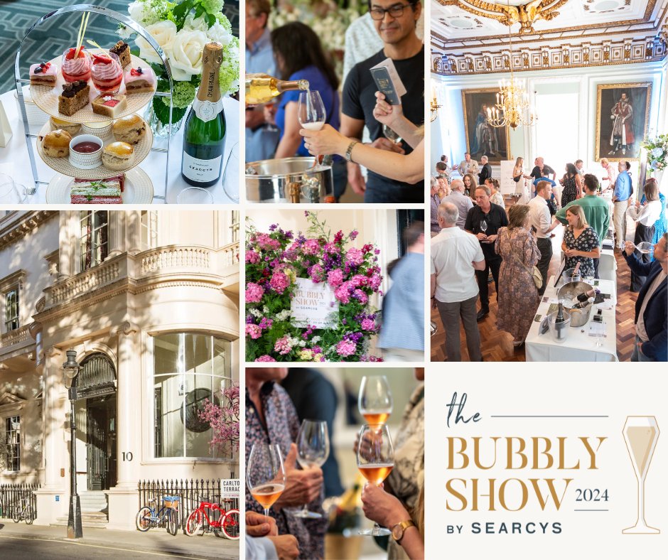 Our partners Veuve Clicquot and @SearcysLondon are organising the fabulous ‘Bubbly Show’ next month, to celebrate all things ‘Bubbly’! It’s on from 26-27 April at Carlton House Terrace, located just off just off Pall Mall. Click here to learn more: searcys.co.uk/the-searcys-bu…