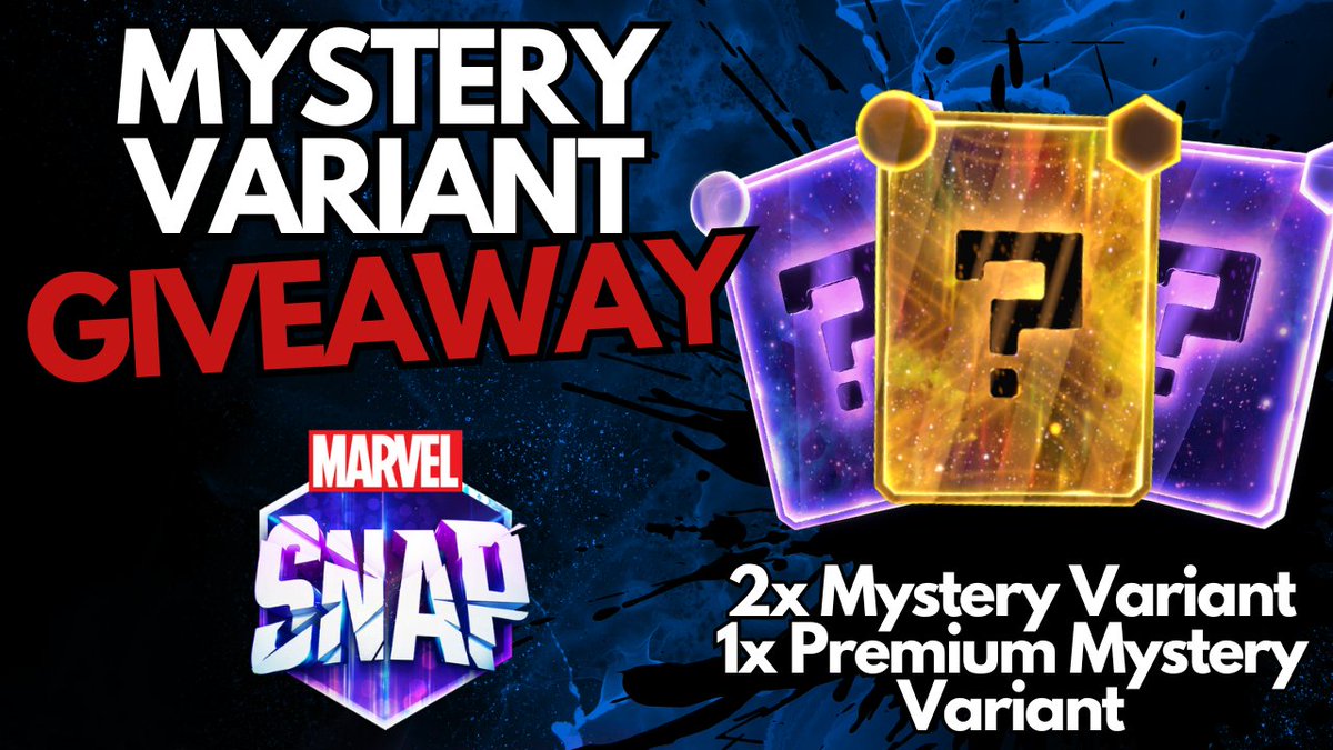 RavenCasts's tweet photo. Thanks to Second Dinner I have 3 Mystery Variant codes to give away!

All you need to do to have a chance of winning one of them is
✅Like 
✅Retweet
✅Reply with your favourite Snap card

I will be doing the draws in 3 days!! https://t.co/FGKHMD7SiU
